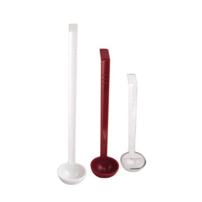 Winco PLD-8R Red 8-1/2" Long, 3/4 Oz. Ladle