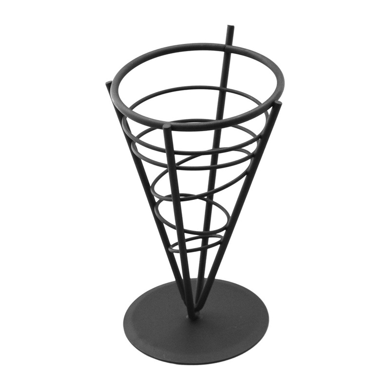 American Metalcraft FFB59 Ironworks Conical French Fry Basket, 9-1/2"