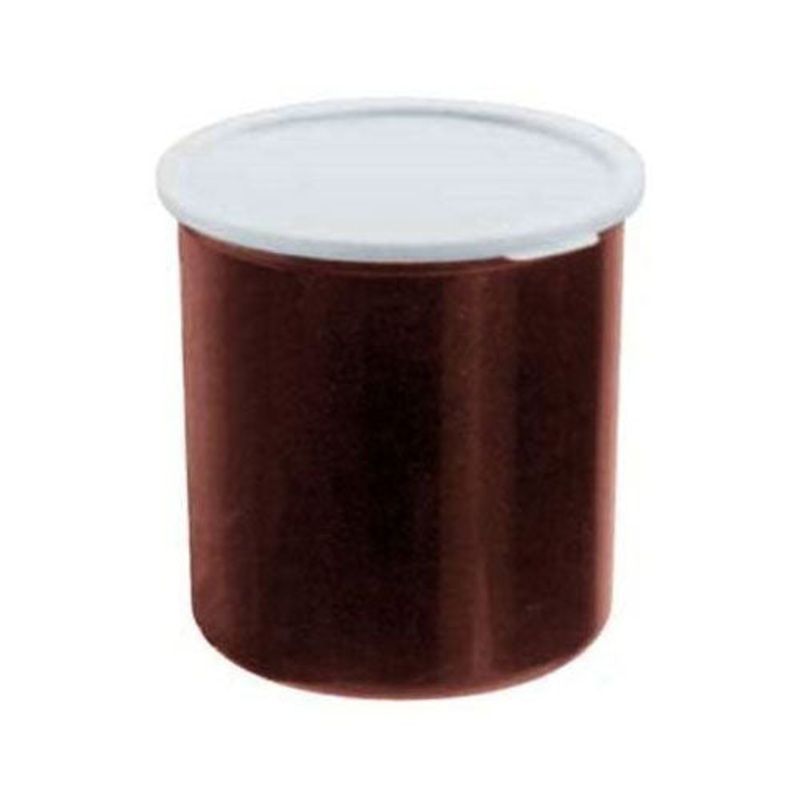 Cambro CP12195 Crock w/ Lid, Reddish Brown, 1.2 qt.