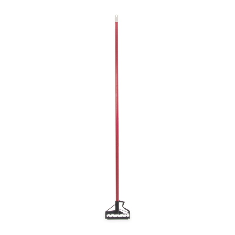 Carlisle 4166405 Sparta Spectrum Quik-Release Fiberglass Mop Handle, Red, 60"