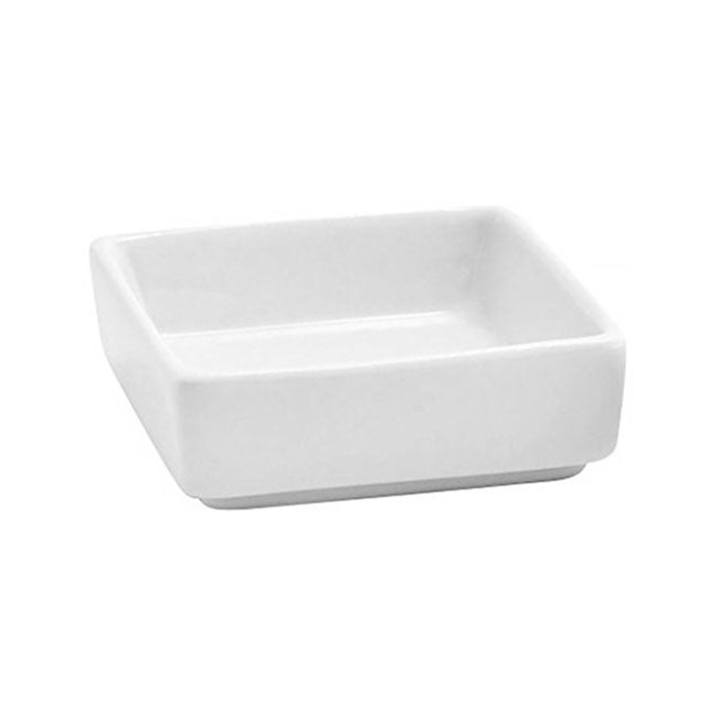 FOH Mod Square Ramekin, White, 2 oz.