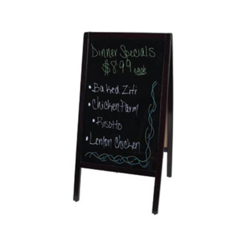 Winco MBAF-3 Sidewalk Marker Board, Dual-Sided, 20-1/4" x 39-1/2"