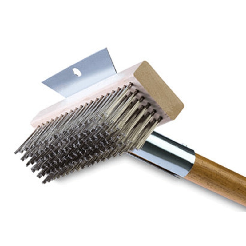 Broiler Queen Wire Brush for Grill, 27" Long