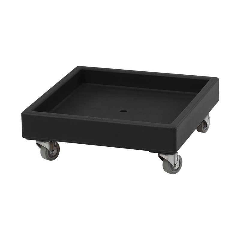 Cambro CD2020110 Dish Rack Camdolly, Black, 300 lb.