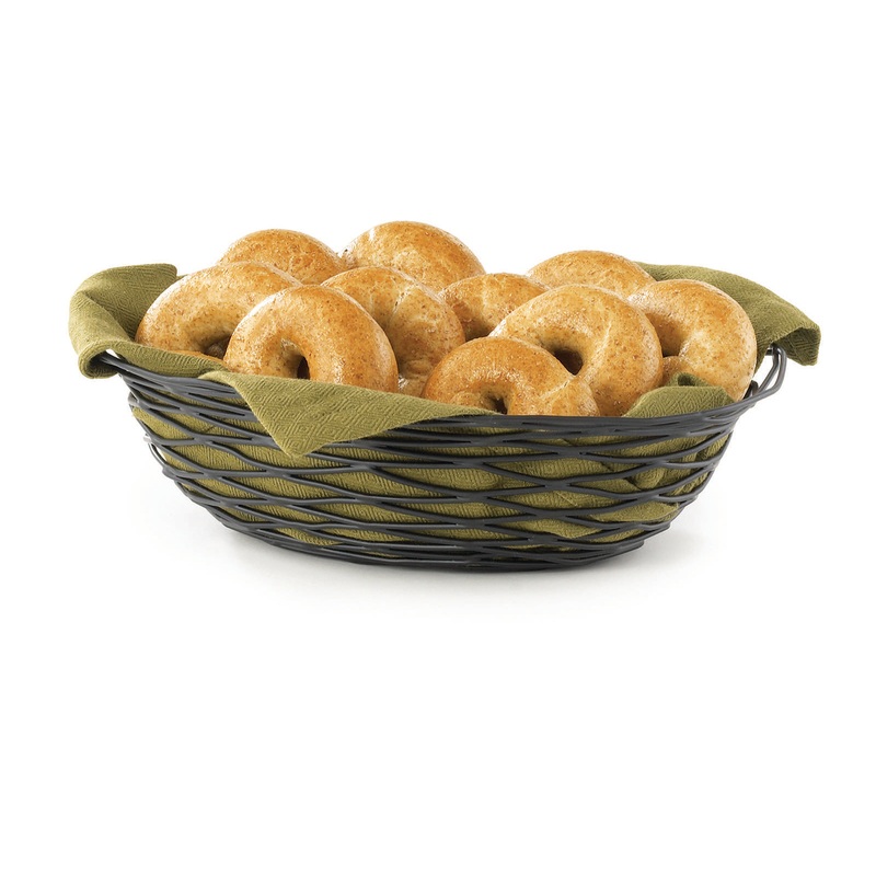 Tablecraft BK17412 12" Artisan Collection Oval Basket