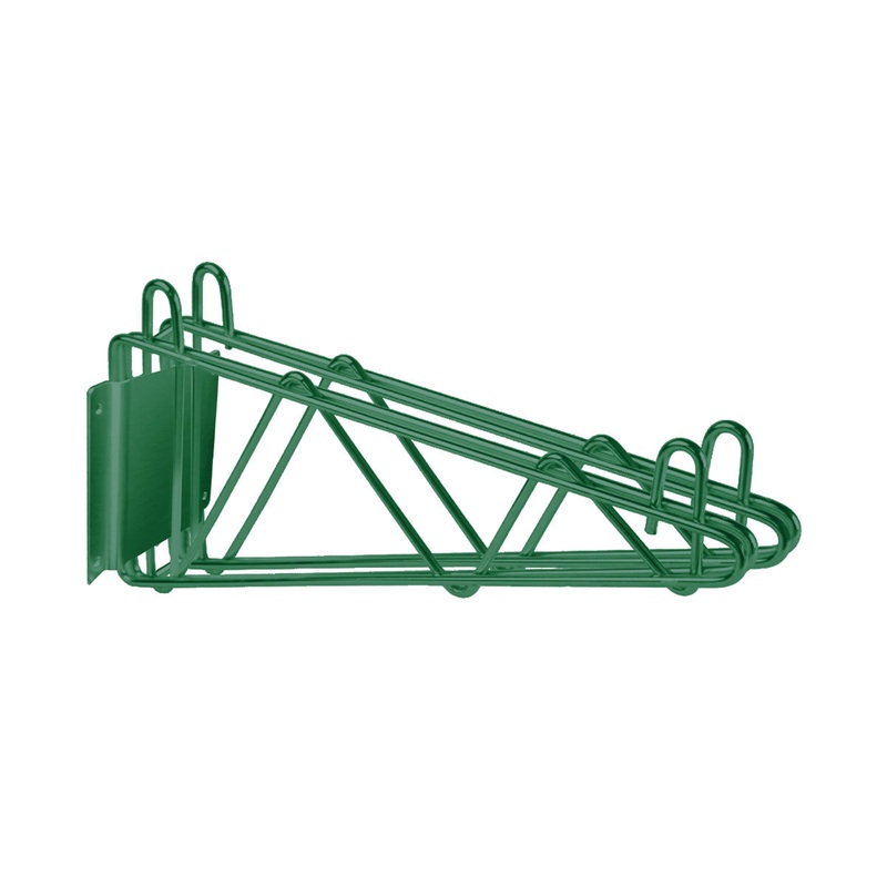 Thunder Group WBEP214 Double Wall Bracket, Green, 14"