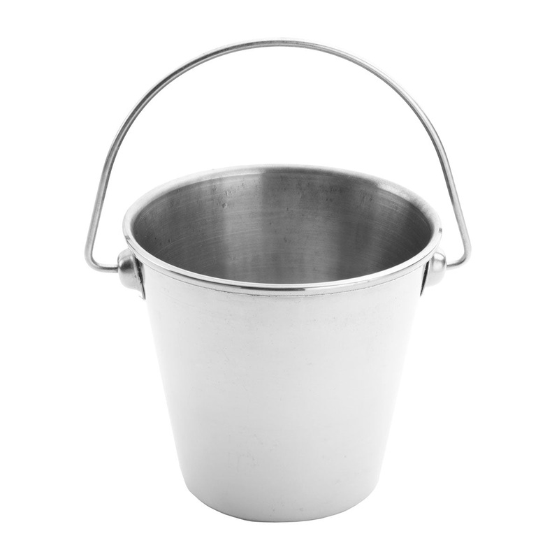 American Metalcraft SSP35 Stainless Steel Mini Pail, 3-1/2" dia. x 3-7/8"H