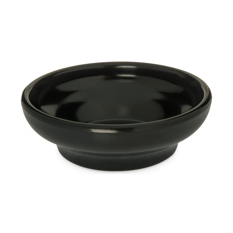 Carlisle 087503 Melamine Salsa Dish Ramekin, Black, 5 oz.