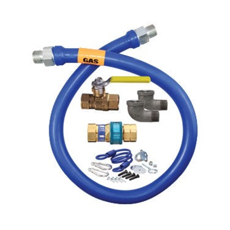 Dormont 1675KIT72 Quick Disconnect Gas Hose Kit, 72" x 1-3/4"