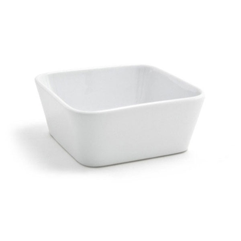 FOH DBO082WHP23 Mod Square Bowl, White, 12 oz.