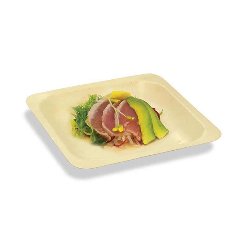 FOH Servewise Disposable Square Plate, 5-1/2", Pack of 50