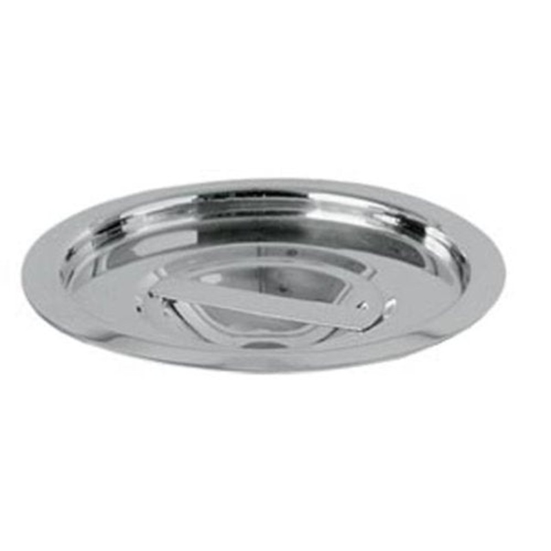 Stainless Steel Bain Marie Lid / Cover, 7" Dia.