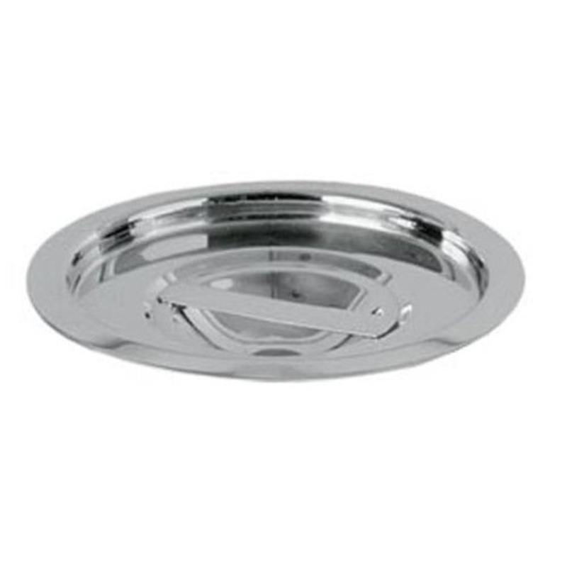 Update International BMC-200 Stainless Steel Bain Marie Cover, 5-3/4" Dia.