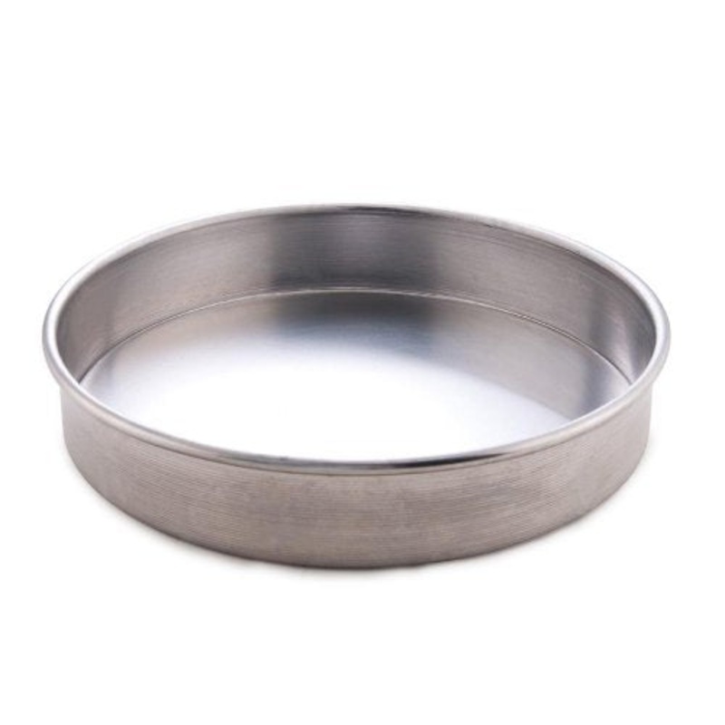 American Metalcraft A80062 6" x 2" Straight Sided Aluminum Pizza Pan