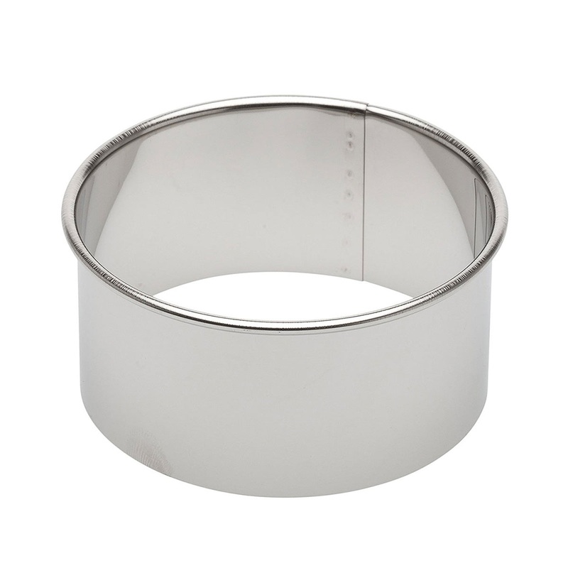 Ateco 14403 Round Stainless Steel Biscuit Cutter, & 3-1/2"