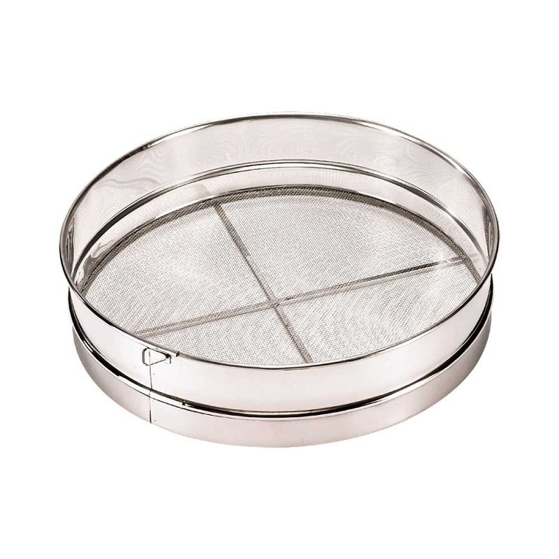 Browne 574146 Round Sieve w/ 16-Mesh Wire & 2-Crossbar Wire Reinforcers, 16"
