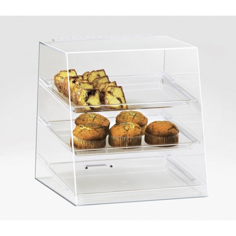 Cal-Mil 261 Classic 3 Tier Display Case, 15.5"W x 15"D x 16"H