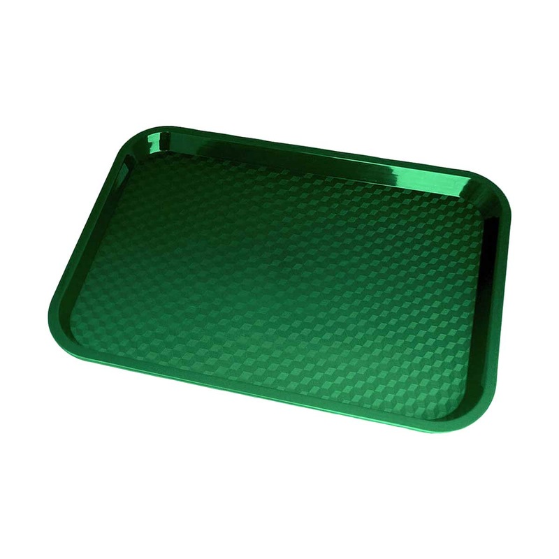 Cambro 1014FF119 Fast Food Tray, Sherwood Green, 14" x 10"