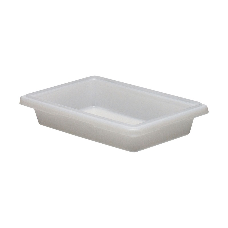 Cambro 12183P148 Poly 1/2 Size Food Box, White, 1.75 gal.