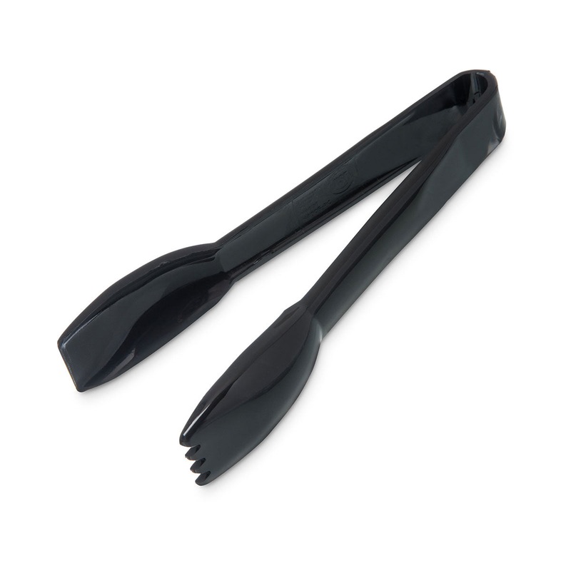 Carlisle 460603 Carly Salad Tong, Black, 6"