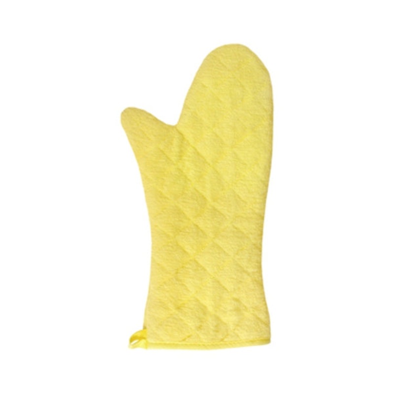 Culinary Essentials 859406 Flame-Tastic Kevlar Oven Mitt, Yellow, 16"