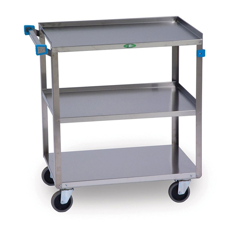 Lakeside 422 Stainless Steel Open Base Utility Cart, 19"W x 31"L x 32"H