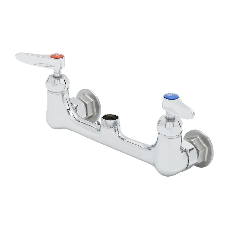 T&S Brass B-0230-CR-LN Wall Mount Faucet Base, 8"