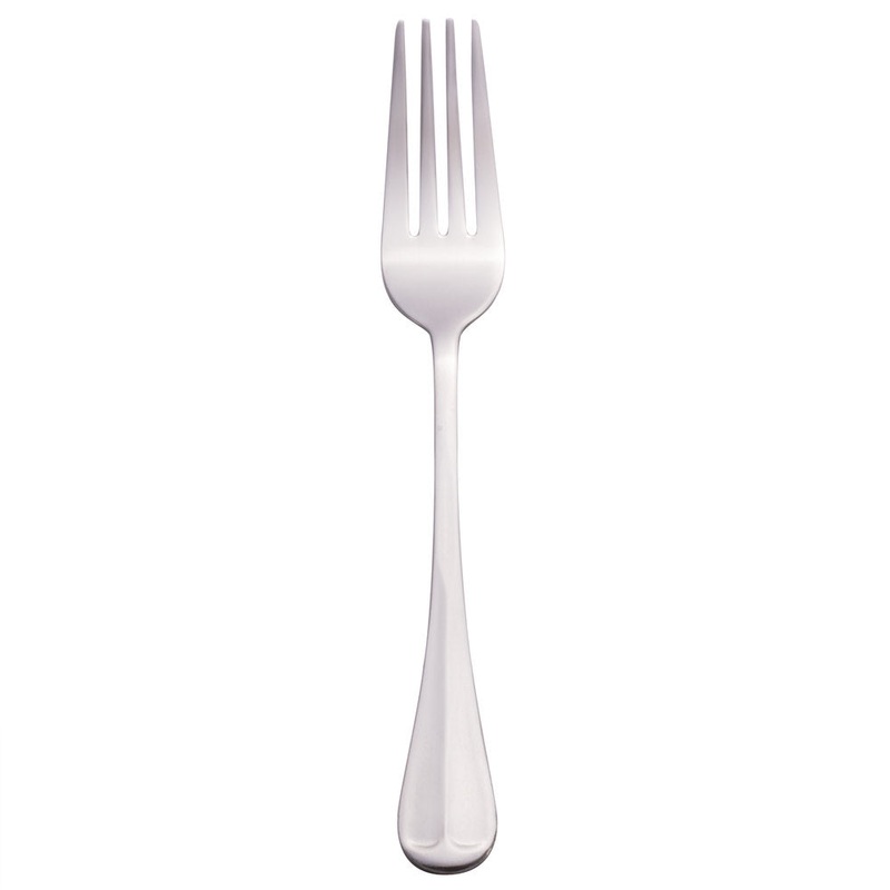 Update International CH-954H Dinner Fork, 18/0 Stainless Steel, 4 Tine, Satin Finish, Pack of 12