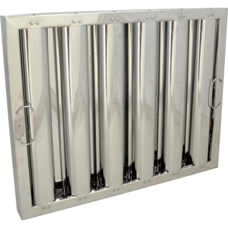 FMP 129-1303 Stainless Steel Flame Guard Exhaust Hood Filter 16x20