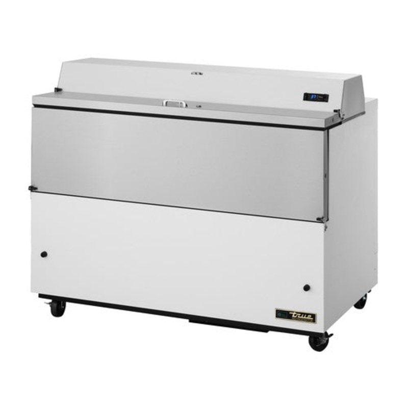 True TMC-58-HC Mobile Milk Cooler, Single Sided, Forced Air, 58"