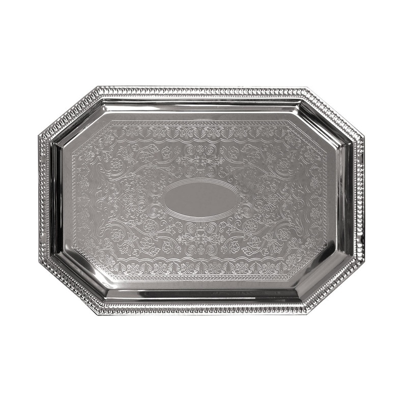 Update International CT-1712C Tray, 17" x 12", Octagonal