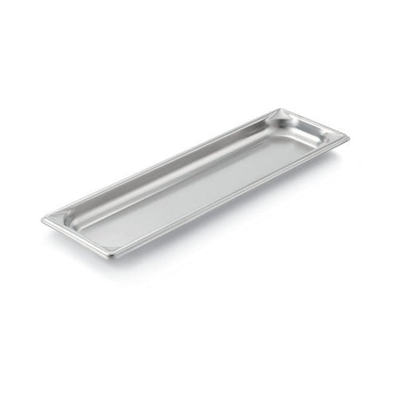 Vollrath 30512 Super Pan V Half-Long Size 2/4 Food Pan, 1-1/4 Deep