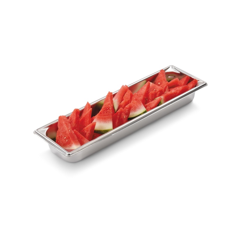 Vollrath 30522 Super Pan V Half-Long Size 2/4 Food Pan, 2-1/2" Deep