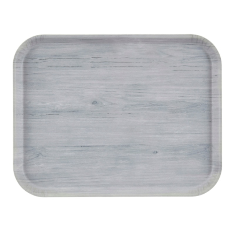 Cambro 1216DC810 Decor Series Camtray, 16" x 12", Stonewash Gray