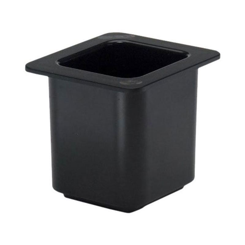 Cambro 66CF110 ColdFest Pan, Black, 1/6 Size
