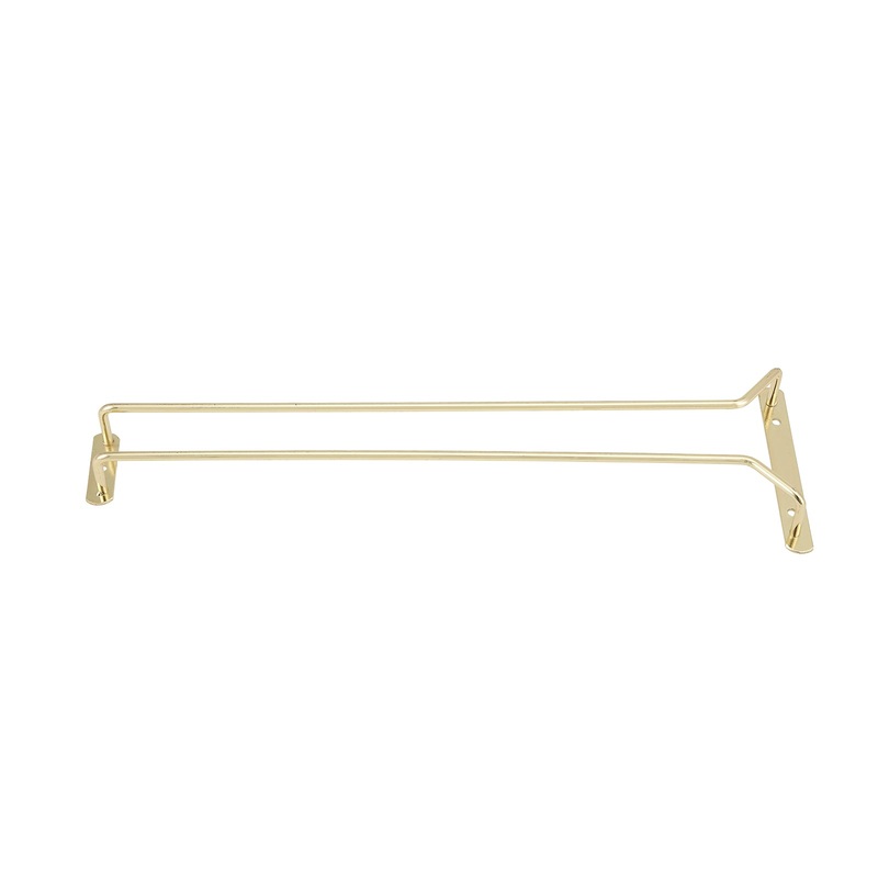 Glass Hanger, 16", Brass Plated