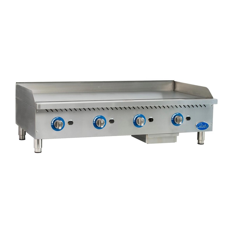 Globe GG48G Manual Control Gas Griddle, 48"