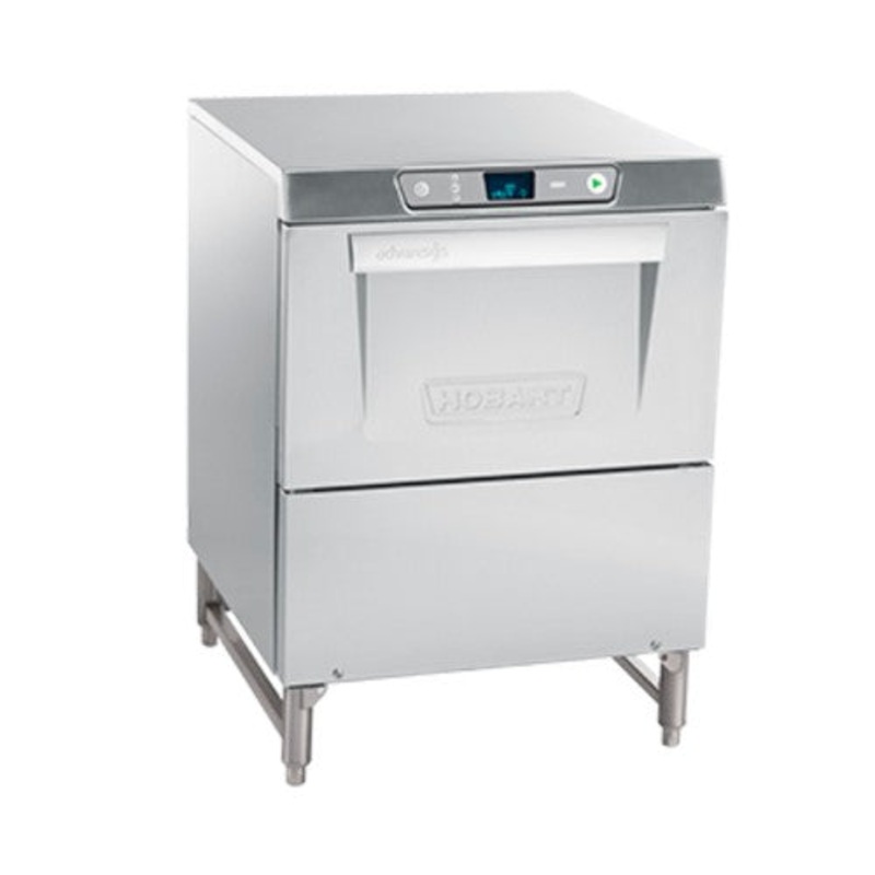 Hobart LXGNR-2 Advansys Glass Washer, Rack Type, High Temp, Heat Sanitizing, 6" Legs