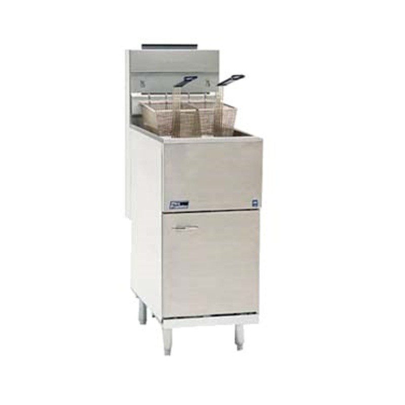 Pitco 35C+S Economy Tube Fired Fryer, Liquid Propane, 35 lb. cap.