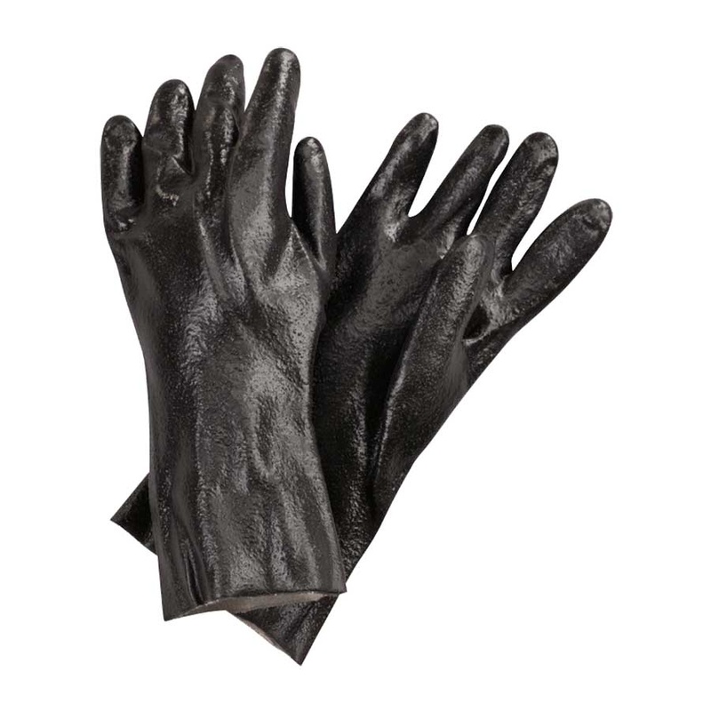 San Jamar 887 PVC Pot & Sink Dishwashing Glove, 18", Set of 2