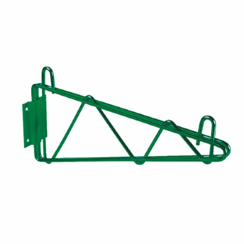Thunder Group WBEP014 Single Wall Bracket, Green, 14"