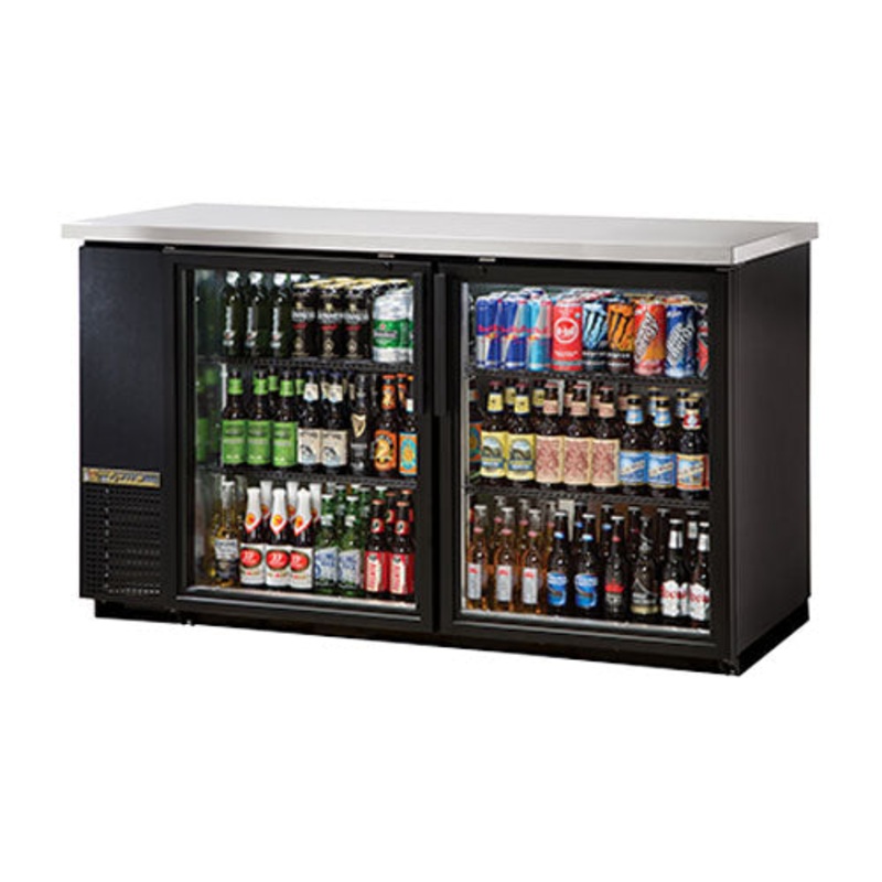 True TBB-24-60G-HC-LD Back Bar Cooler, Two-Section