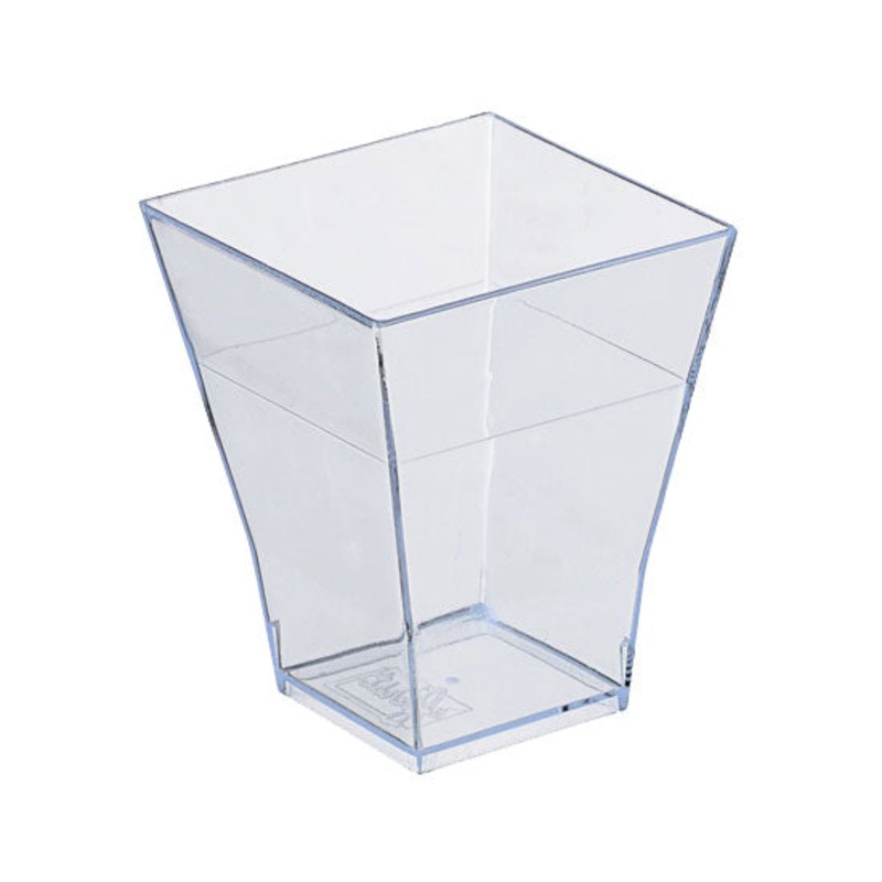 Amuse Bouche Taiti Plastic Mini Kova Bowl, Clear, 2 oz., Pack of 30
