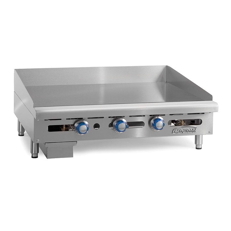 Imperial ITG-36 Countertop Griddle, Natural Gas, 3 Burners, 36"