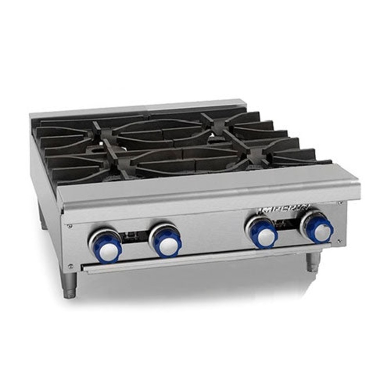 Imperial Range IHPA-4-24 & 24" Four Burner Countertop Gas Hotplate