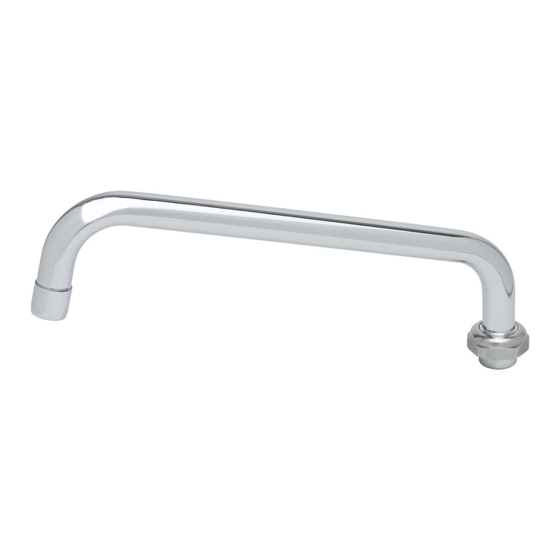 T&S Brass 5SP-12 Swing Nozzle w/ 3/4-27UN Laminar Outlet Device, 12"