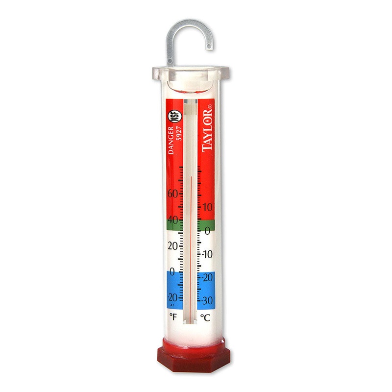 Taylor 5927 Thermometer for Refrigerator / Freezer, Tube Type