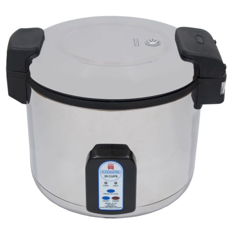 Town 57130 RiceMaster Stainless Steel Electronic Rice Cooker/Holder, 30 Cups