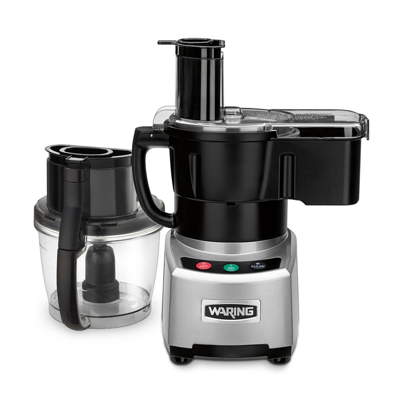 Waring WFP16SCD Combination Continuous-Feed / Batch Bowl Processor, 4 qt.