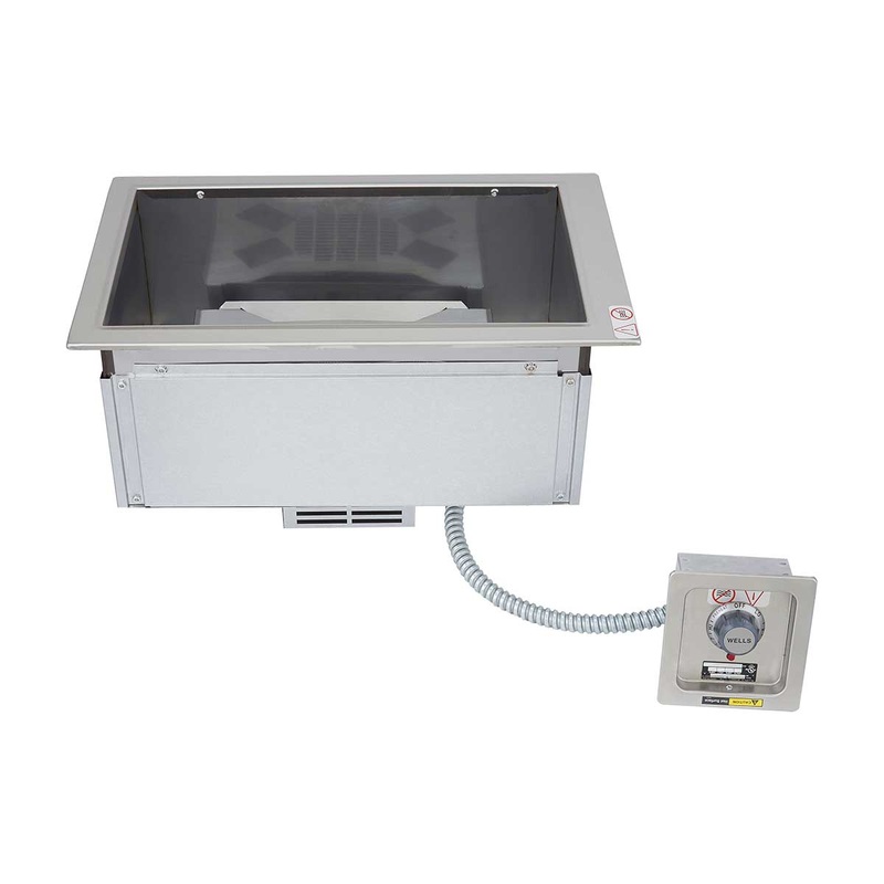 Wells MOD-100TD Top-Mount Drop-In Electric Food Warmer, 120v